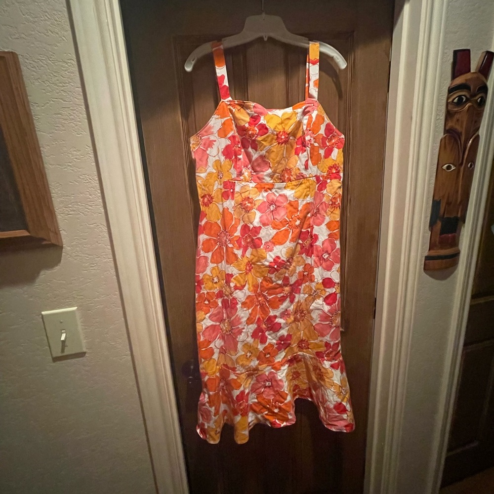 Retro Floral print dress